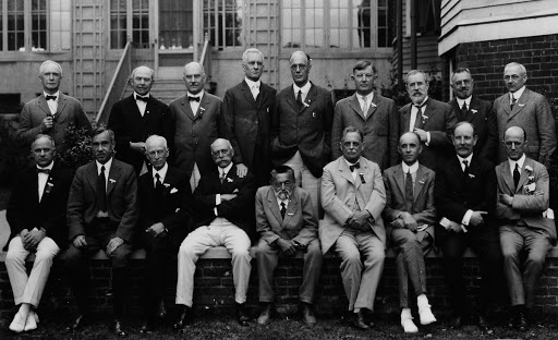 Steinmetz, Thomson, Rice, at AIEE Meeting, circa 1920