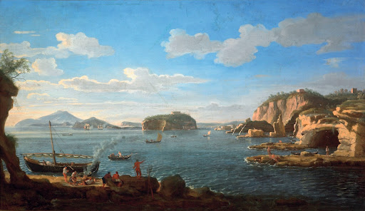 View of the island of Nisida