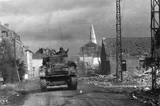 Een Poolse Sherman-tank