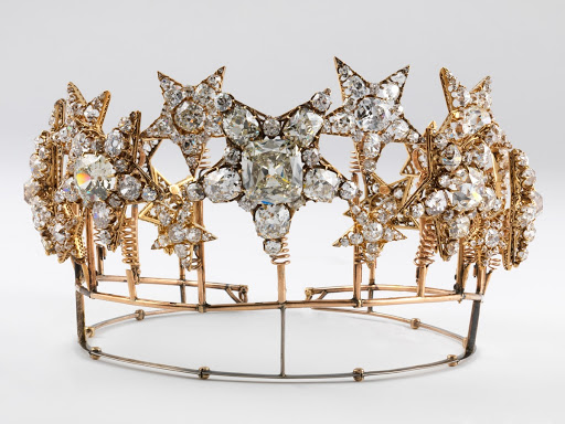 Gold and diamond tiara