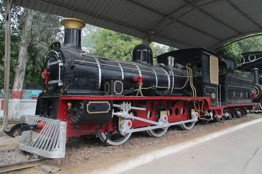 F-734, the first locomotive to be manufactured in India