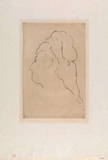 Profile of Eva Gonzales Turned to the Left