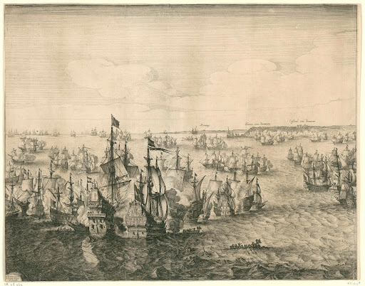 Zeeslag bij Duins (linkerplaat), 1639