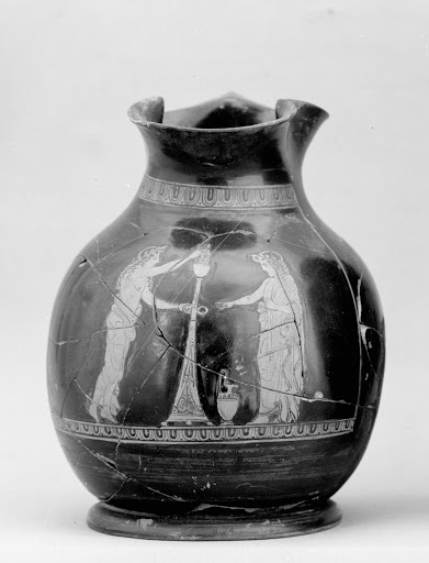 Terracotta oinochoe: chous (jug)