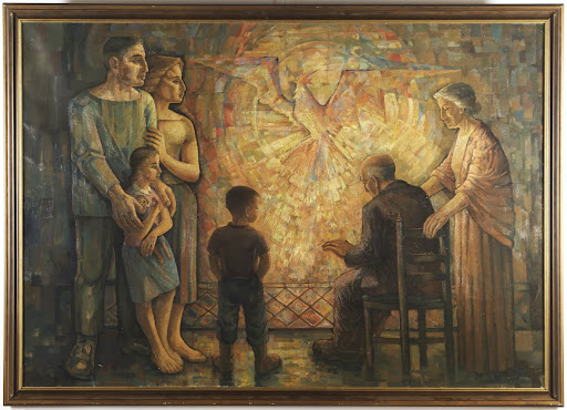 Painting by Fons Gieles