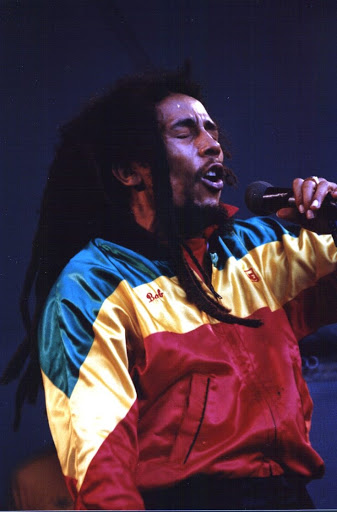 Bob Marley live during the European Uprising tour