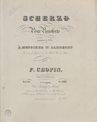 Scherzo h-moll op. 20