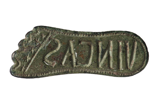 Stamp in the Form of a Foot Stamp in the Form of a Foot, Inscription