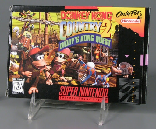 Product package:Super Nintendo Donkey Kong Country 2: Diddy's Kong Quest Product Package