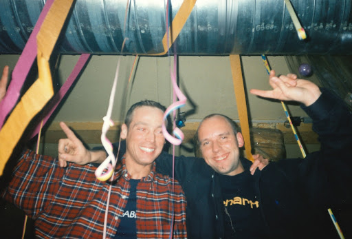 Jens Thele und Markus Gardeweg auf der Baustelle des zweiten Kontorclubs