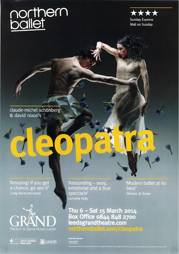 Northern Ballet performs Cleopatra at The Grand Theatre, Leeds