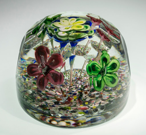 Faceted Spatter Cushion Paperweight