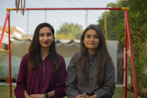 Javeria and Rama ,owners of PJs Jars