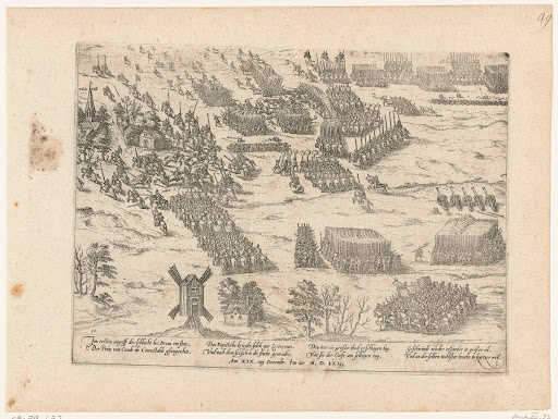 Slag bij Dreux, eerste treffen, 1562