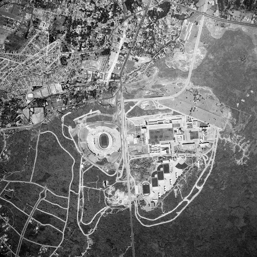 Mosaico digital de Ciudad Universitaria UNAM