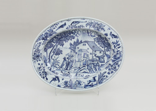 Charger with a Biblical Scene