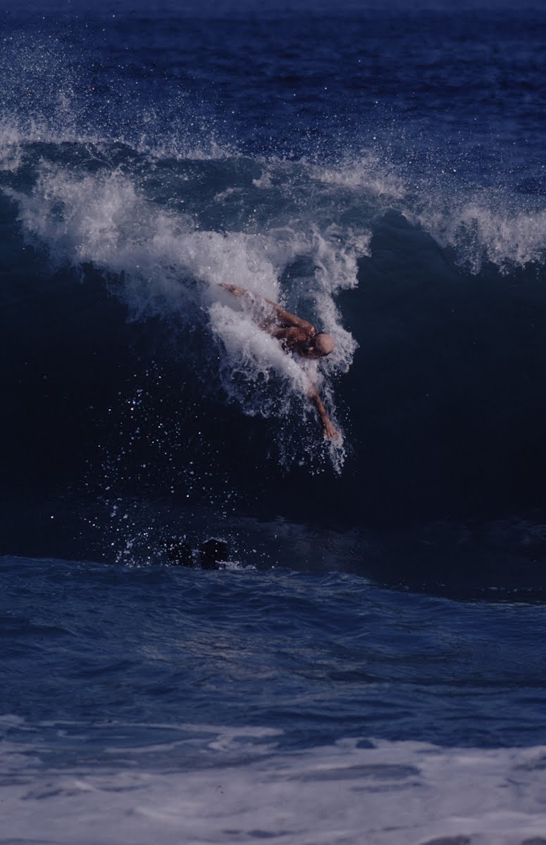 Body Surfing At The Wedge-Calif.