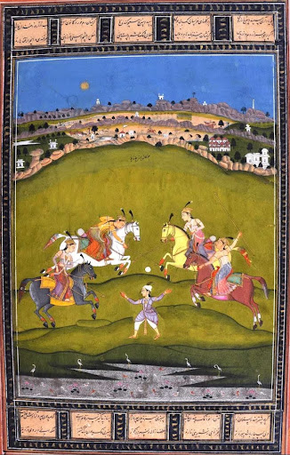 Chand Bibi playing Polo