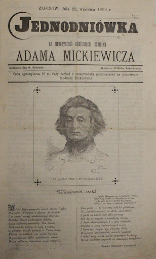 One-Day Newspaper Commemorating the Erection of Adam Mickiewicz Monument