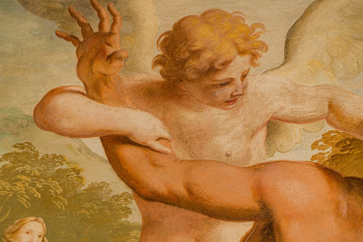 Jupiter's Love Hall: The fight between Love and Pan