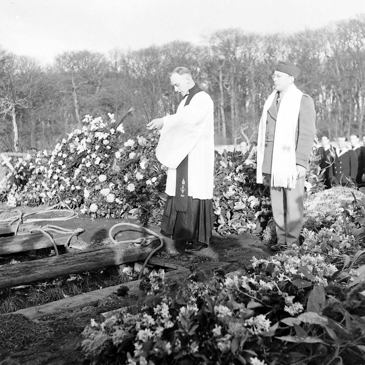 Adm. Bertram Ramsay's Funeral