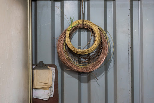 Copper craft: The workshop area