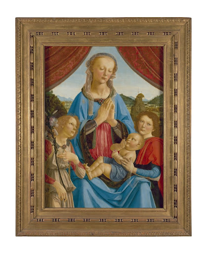 The Virgin and Child with Two Angels