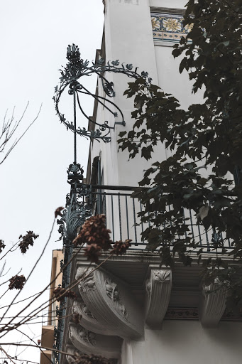 Villa Ida Basile - particolare del balcone