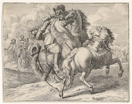 Militair te paard neergeschoten