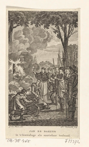 Marteldood van Jan de Bakker, 1525
