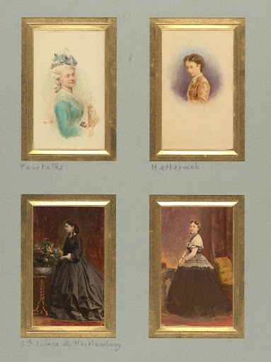 [Pourtalès, Metternich, Grande Duchesse de Mecklemboury, and Unknown Sitter]
