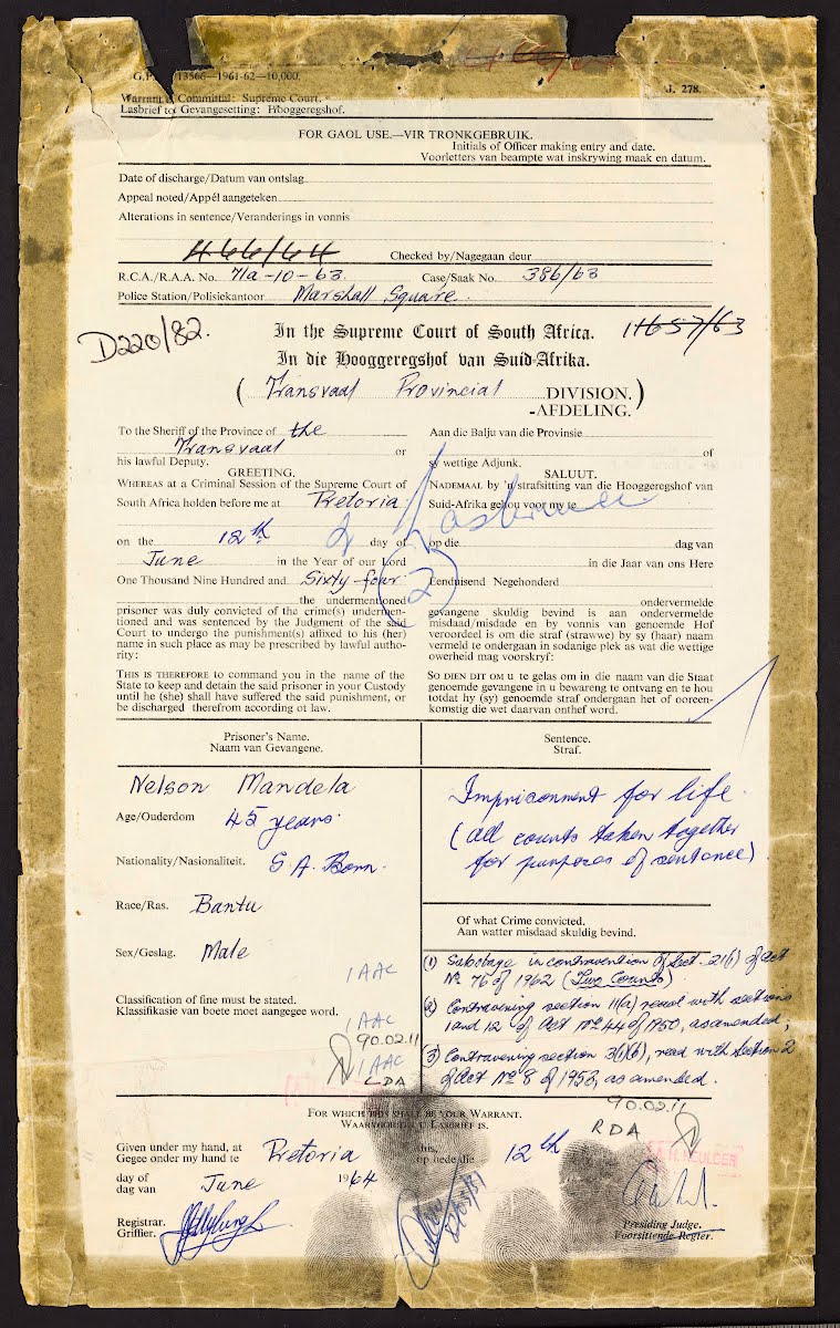 Warrants of Committal Warrant(s) of Commital (document #2 front)