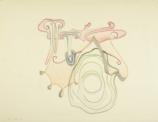 Untitled (Composition on tracing paper)