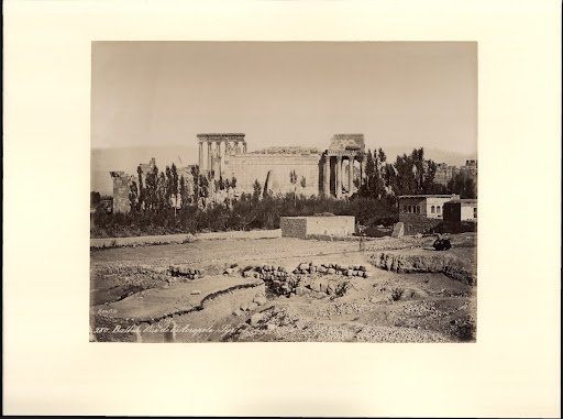 Baalbek, Syrie, vue de l’Acropole