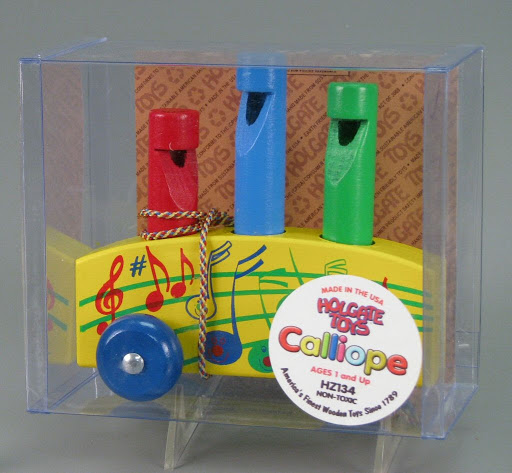 Pull toy:Wood Calliope Pull Toy