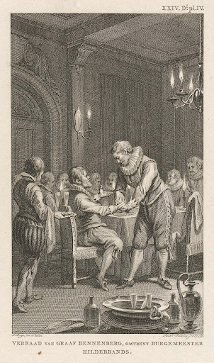 Het verraad van Rennenberg aan burgemeester Hillebrands, 1580