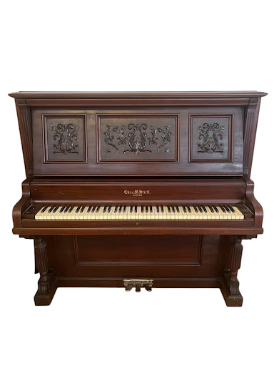 Charles M. Stieff Upright Piano Full Piano