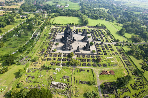 Prambanan Aerial View