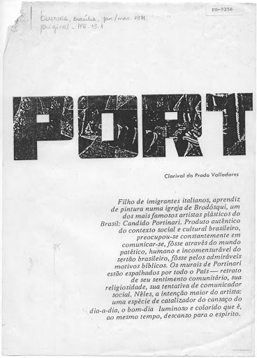 O sentimento comunitário na obra de Candido Portinari