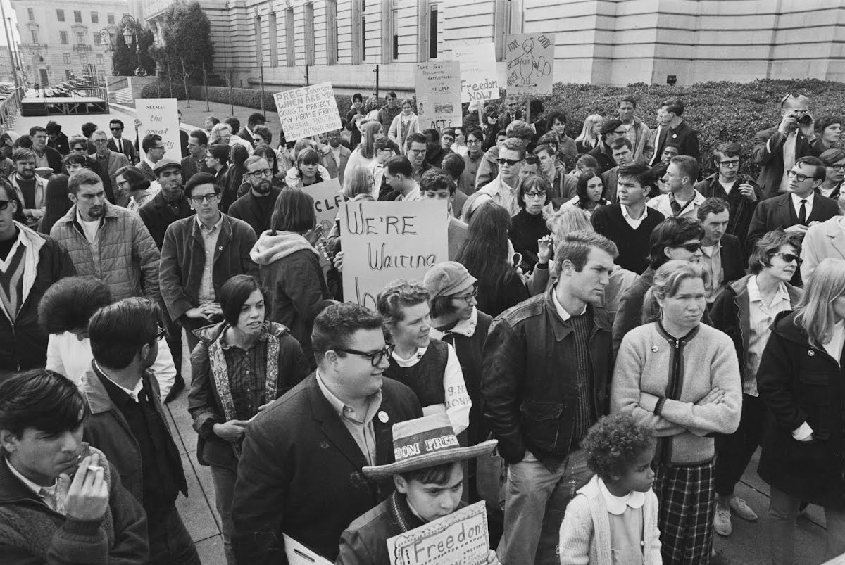 Civil Rights Groups Protesting -- City Hall