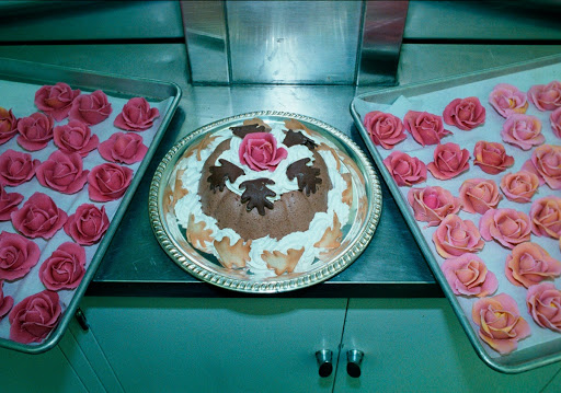 Chefs preparing dessert