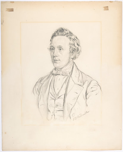 Portrait of Franz Jauner (Vienna 1832-1900 Vienna), Theater Director and Actor in Vienna