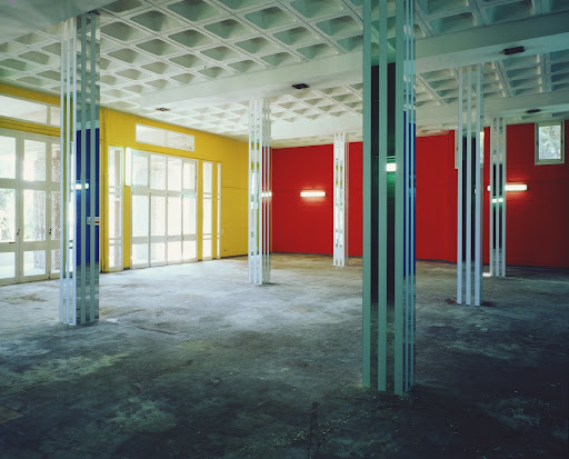 Du reflet de la couleur, travail in situ