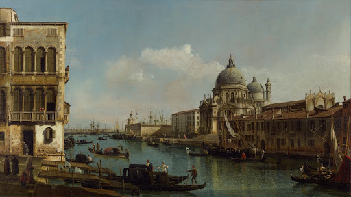 View of the Grand Canal: Santa Maria della Salute and the Dogana from Campo Santa Maria Zobenigo