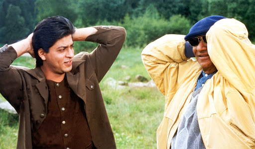 Yash Chopra, the filmmaker with Shah Rukh Khan, the actor