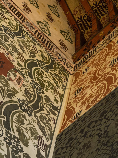 Hand painted floral wall paintings