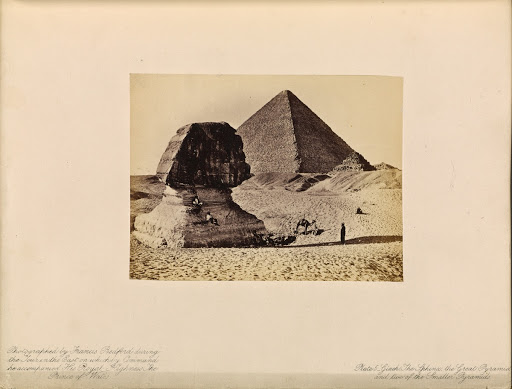Gîzeh - The Sphinx, The Great Pyramid and Two of the Smaller Pyramids