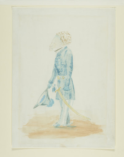 'Dr James Barry MD', drawing, Europe, 1845-1855