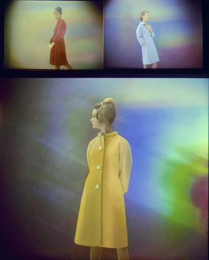 Three Models in Wool Coats, Vogue