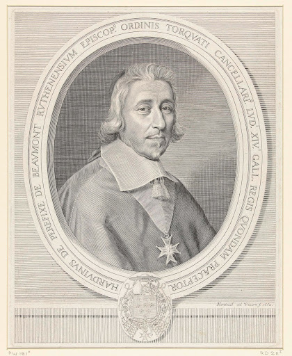 Portret van Hardouin de Péréfixe de Beaumont